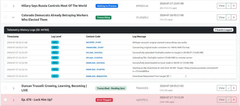 Skip Clips Processing Pipeline